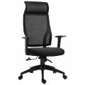 vinsetto silla de oficina ergonÃ³mica silla de escritorio giratoria ajustable en altura y reclinable hasta 120Â°64x61x120,9-128,9 cm negro