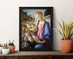 Virgen Y Niño Y Dos ángeles, Botticelli, Arte Religioso, Arte De Pared, Decoración Del Hogar